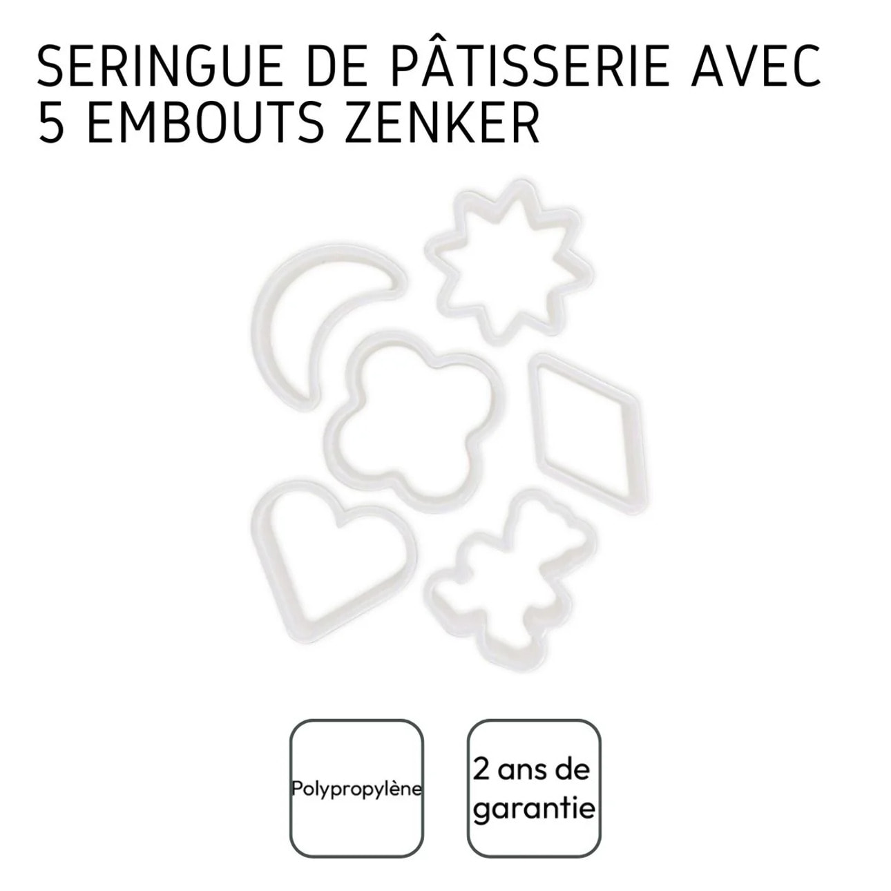 Lot de 6 emporte-pièces Zenker Emporte-pièces