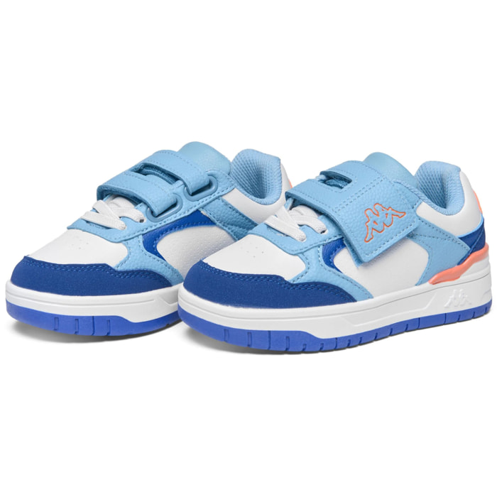 Kappa - Sneakers Bambino/a Bianco - Logo Manis 2.0 Ev Kid