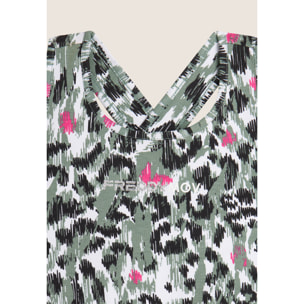 Reggiseno Sportivo fantasia maculata colorata