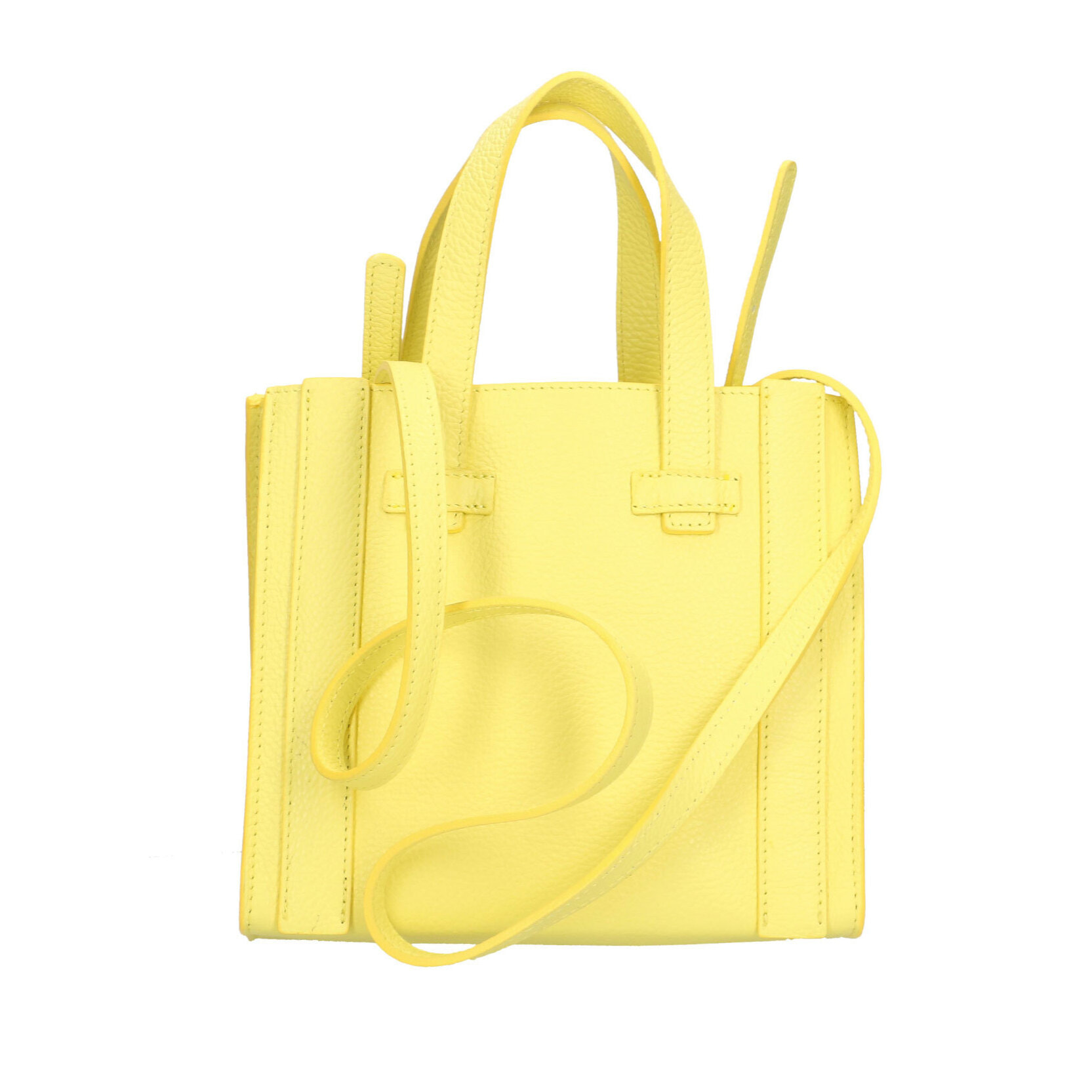 Borsa a mano da donna In Vera pelle Made in Italy 23x20x13 cm