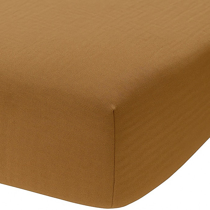 Drap housse - bonnet:30cm - 100% gaze de coton