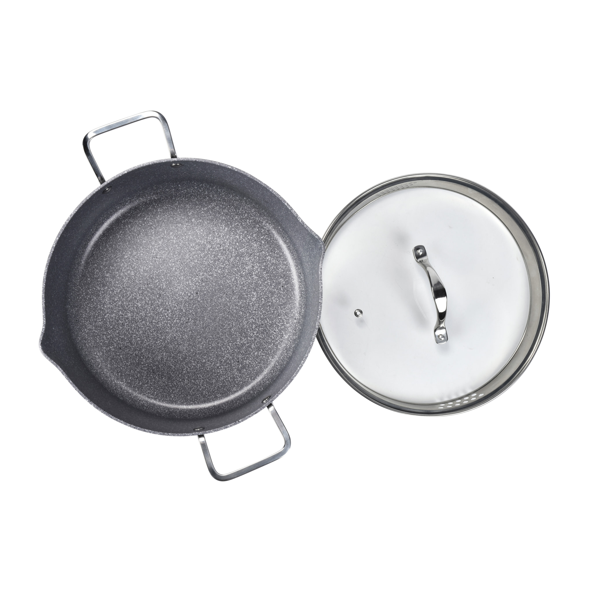 Marmite alu forgé 28 cm