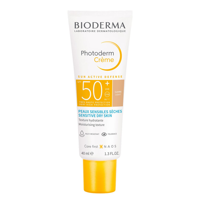 Photoderm - Crème Hydratante Teintée - Peaux Sensibles - SPF50+ 40 ml
