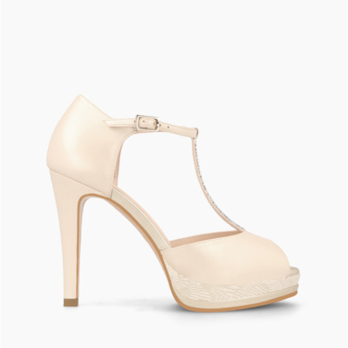 SANDALIAS DE NOVIA DORADAS PAULI