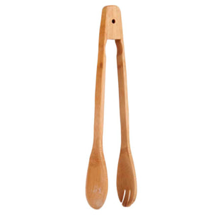 Pinza bambu cocina cuchara tenedor colección kinvara