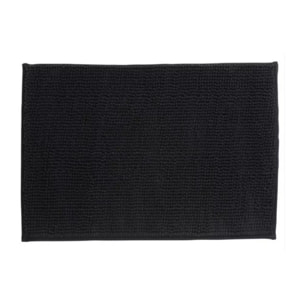 Tapis de bain Microfibre CHENILLE Noir MSV