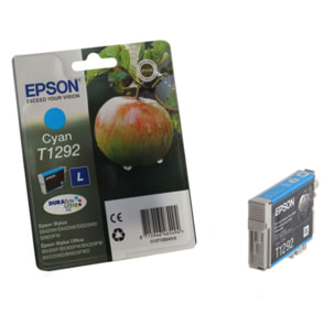 Cartouche d'encre EPSON Originale T1292 Cyan Série Pomme - C13T12924010