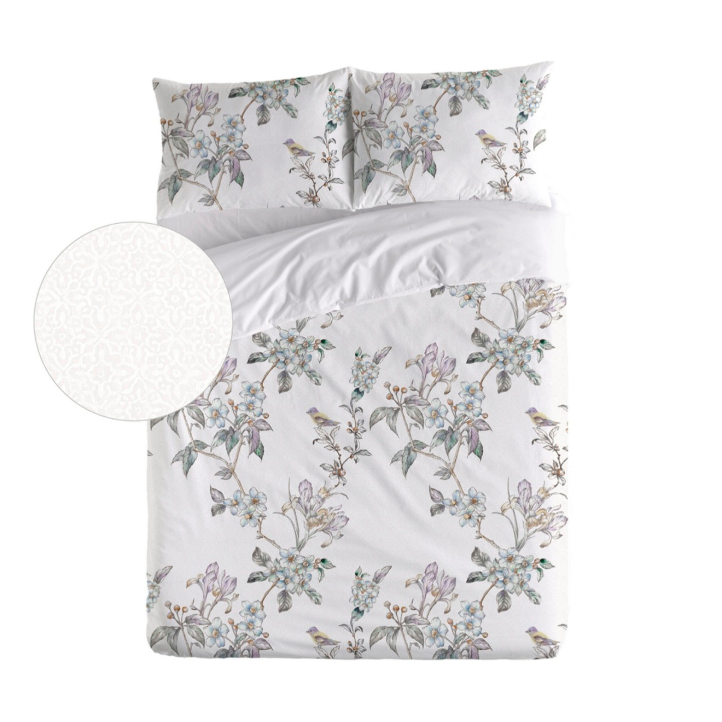 Housse de couette seiren blanc