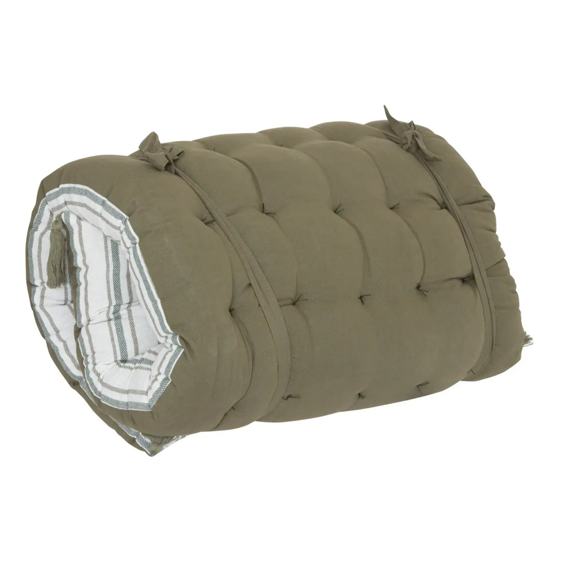 Coussin de sol Groove 120x60cm rayé vert