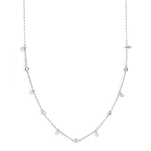 Collana Mini Spark Drop in Argento