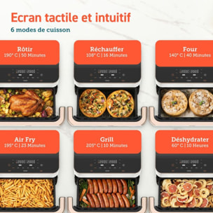 Friteuse sans huile COSORI Twinfry Chef Edition Blanc KOSP0042EUN 10 L