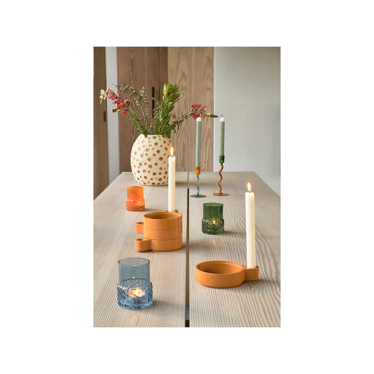 Vase Tana Crème/Nougat