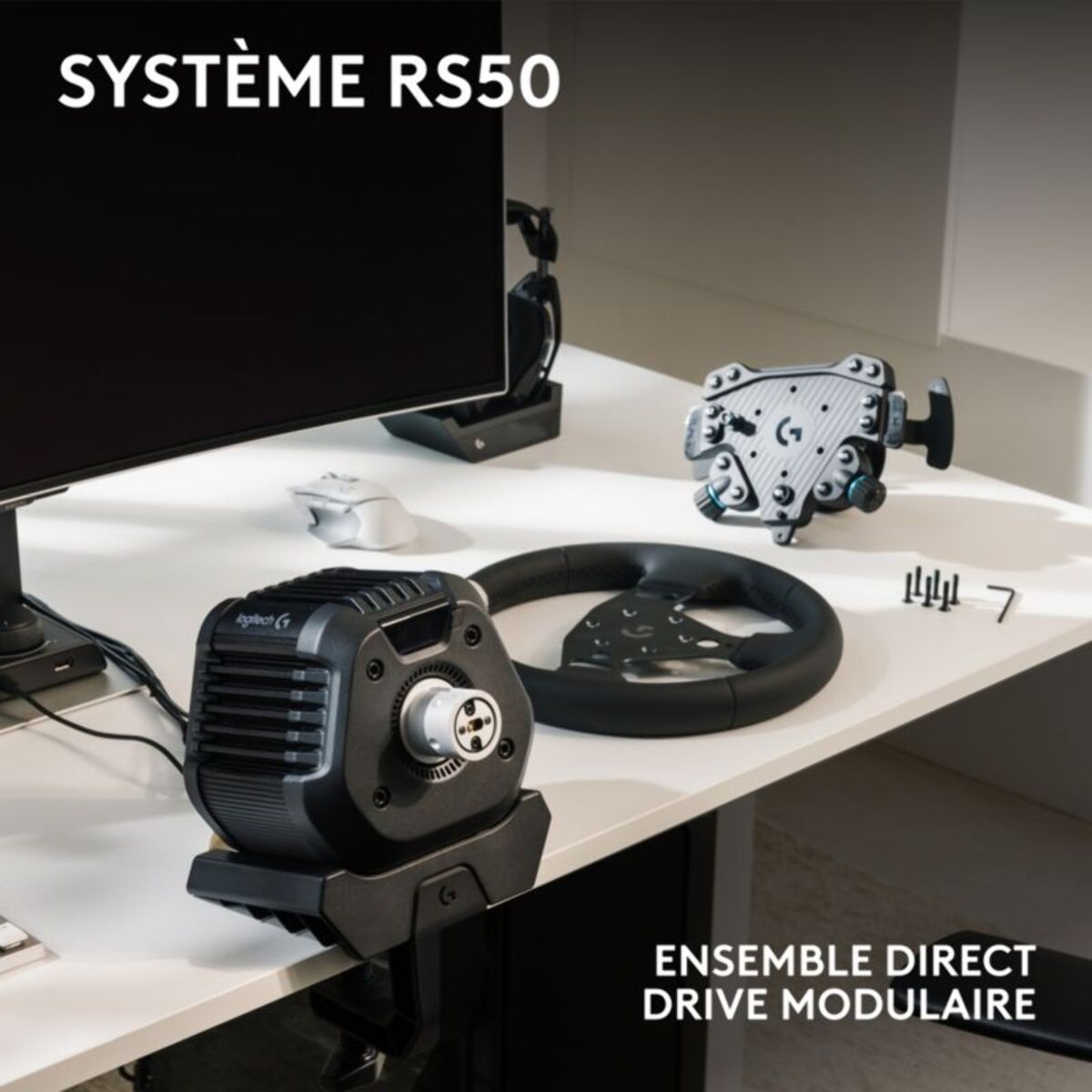 Volant LOGITECH G RS50 System Direct Drive pour Xbox/PC