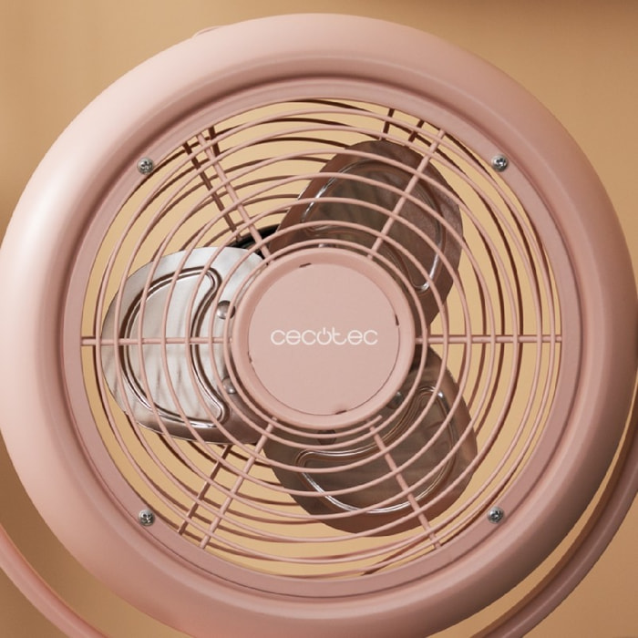Cecotec Ventilateur de table EnergySilence 800 RetroDesk Pink