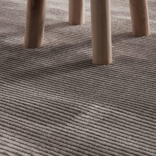 Tapis salon faux uni, poils ras, design épuré, orqo, confort
