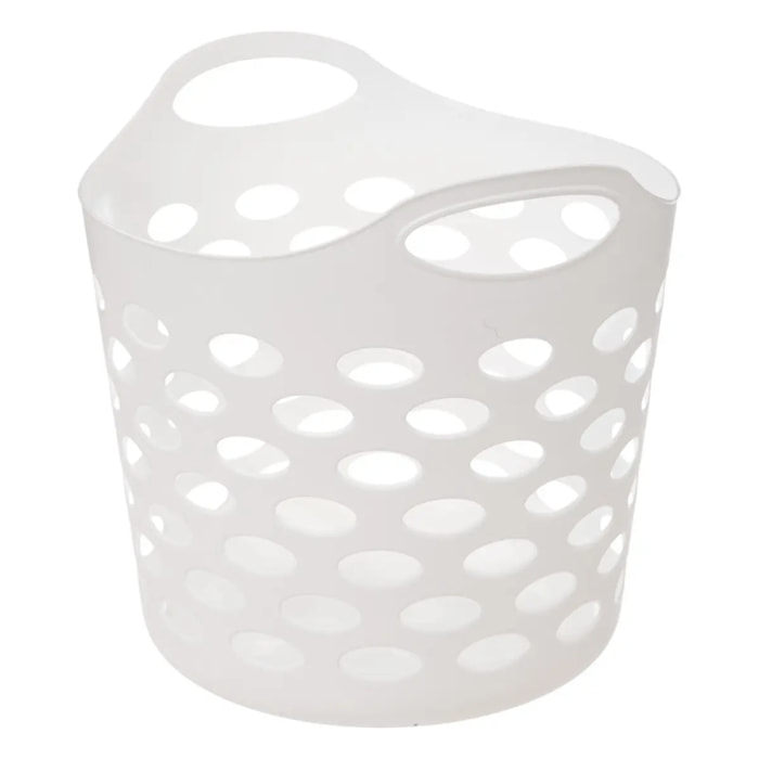 Corbeille Flexible 28L blanc