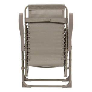Fauteuil de jardin Silos noisette