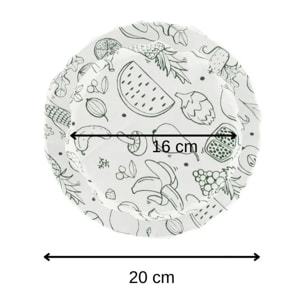 Lot de 3 films étirables réemployables en coton de 8 à 20 cm Fackelmann Nature