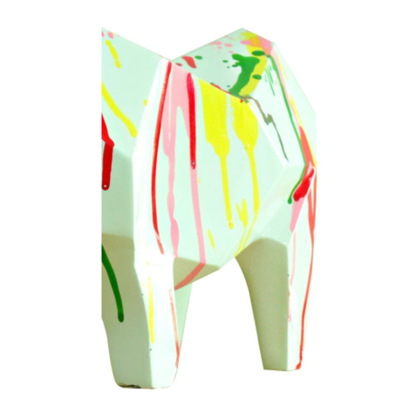 Statuette en résine taureau multicolore H13cm - TOREO