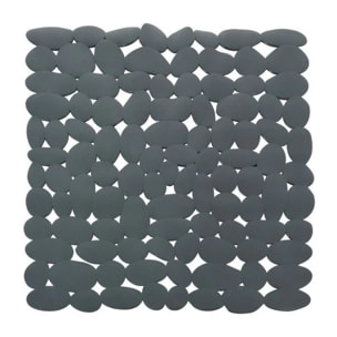 Tapis Fond de douche PVC MARATHON 54x54cm Gris Foncé Spirella