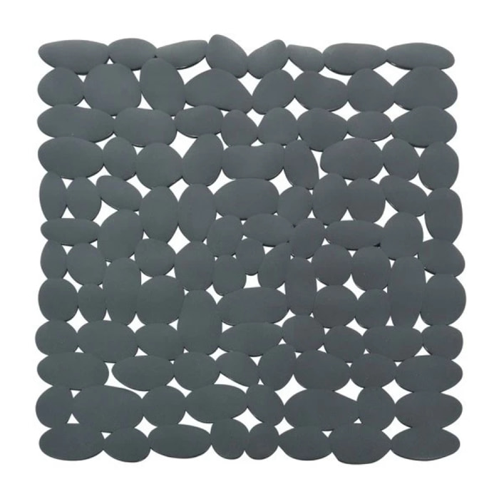 Tapis Fond de douche PVC MARATHON 54x54cm Gris Foncé Spirella