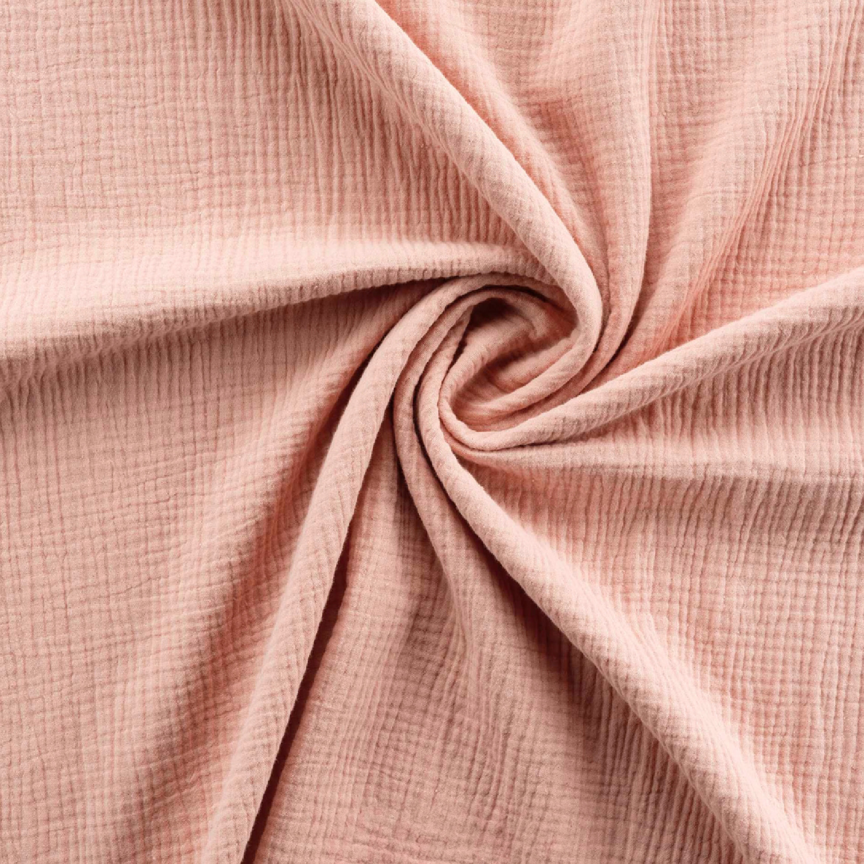 Parure de lit en gaze de coton ANGELIA - Rose