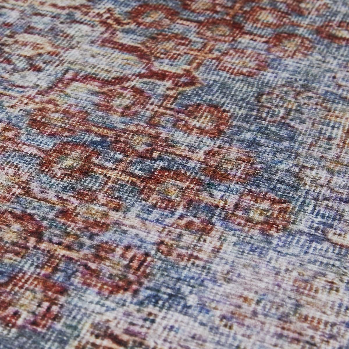 Tapis salon et chambre tissé motif faux uni KAFA