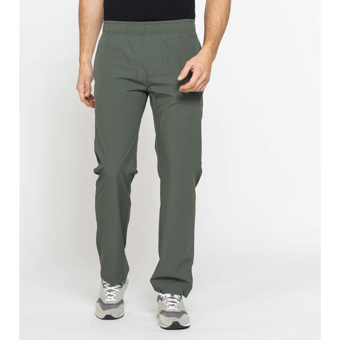 PANTALONI JOGGER DA UOMO IN TESSUTO TECNICO NO STIRO