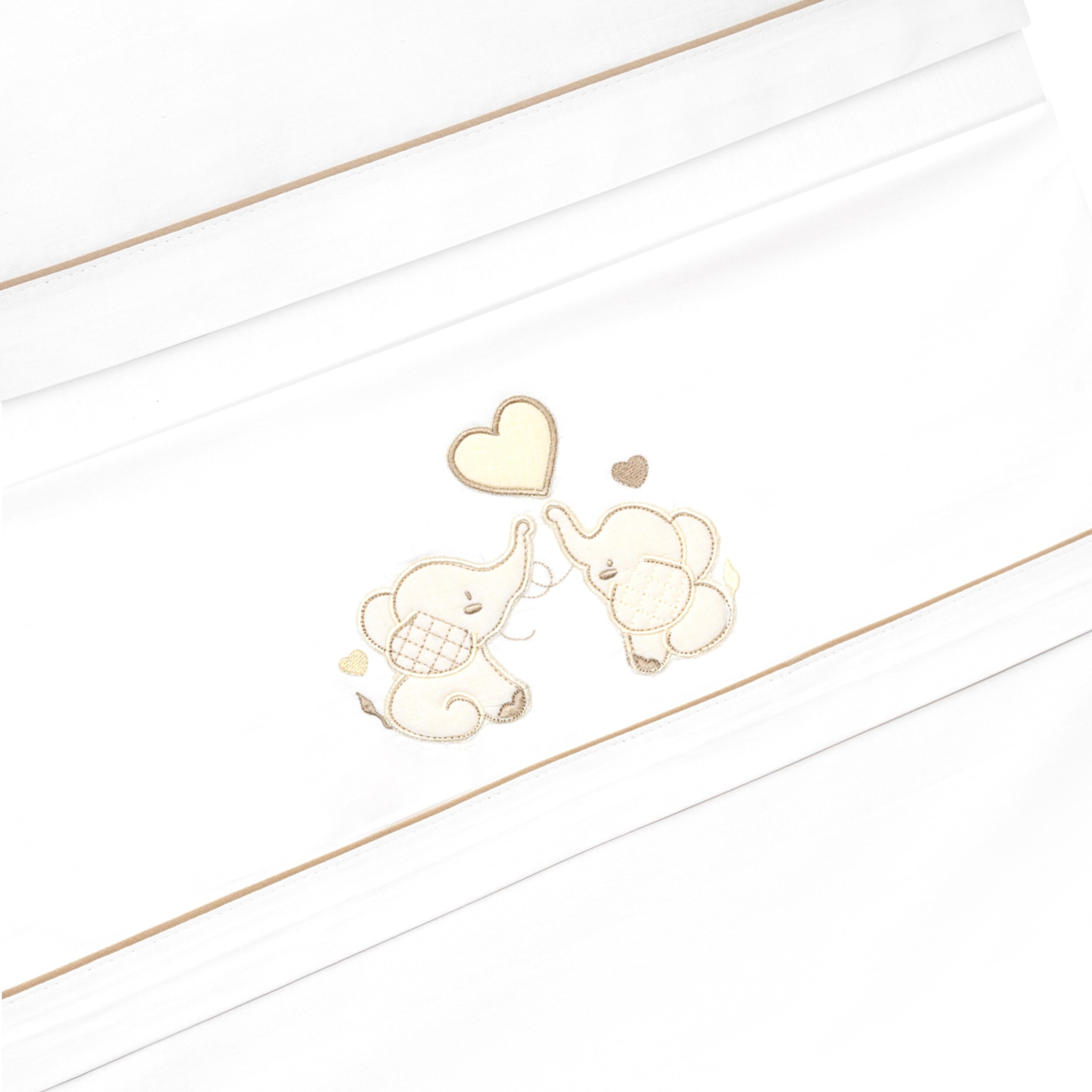 Triptico Coche Parejita Elefante Bco/Beig