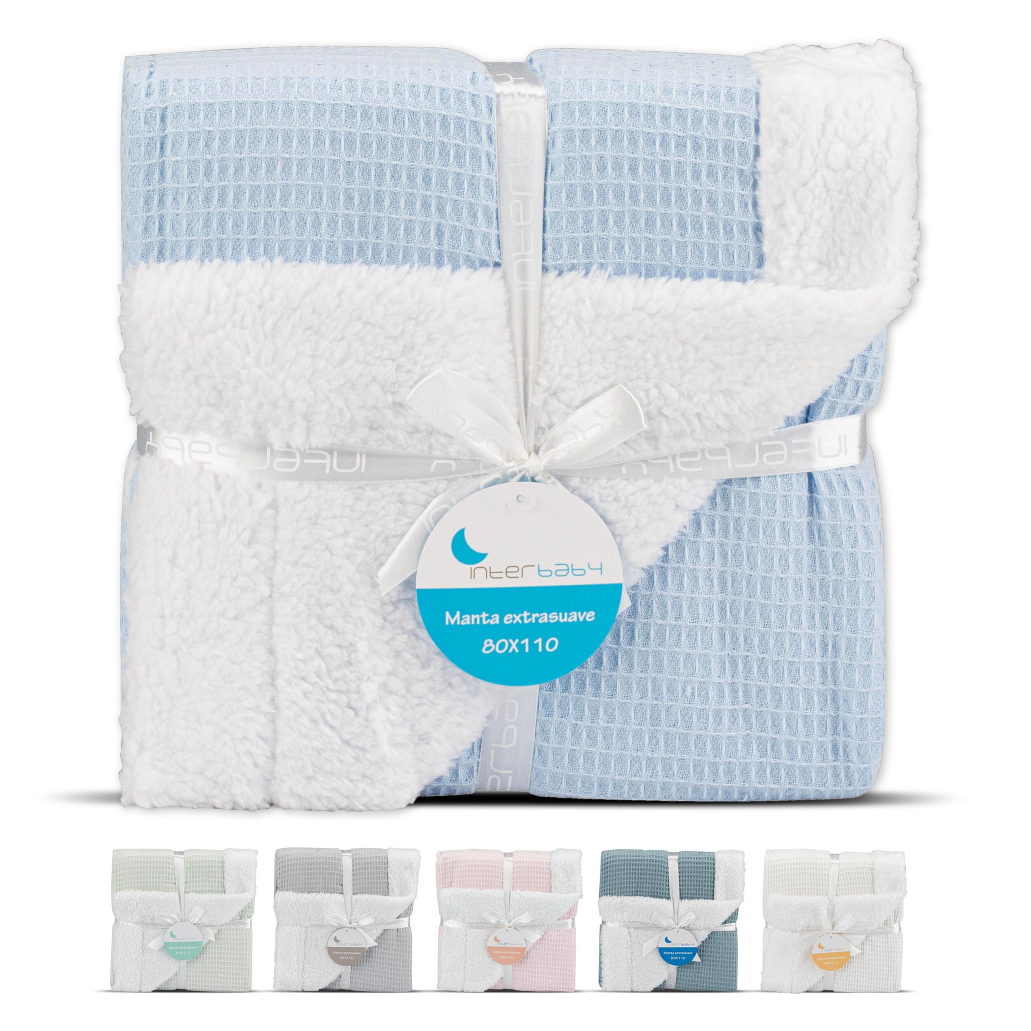 Manta Nido Abeja con Borreguillo