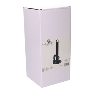 Portascottex in metallo gatti nero tondo cm ø15h33