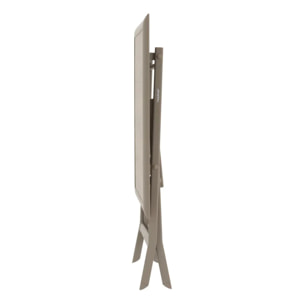 Table de jardin 4 places Azua pliable café 110x71cm