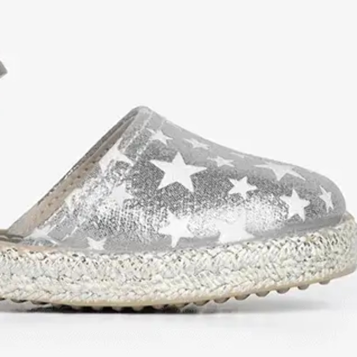 Conguitos - Sandali estivi in juta con zeppa per bambina comodi