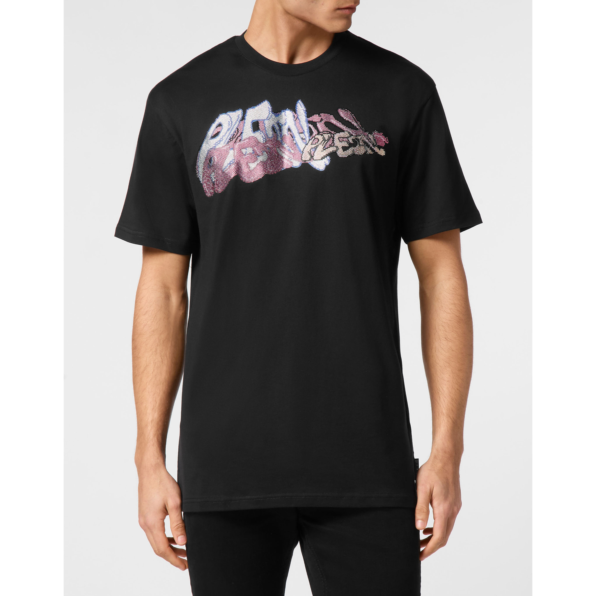PHILIPP PLEIN Maglietta a girocollo BOMBING GRAFFITI