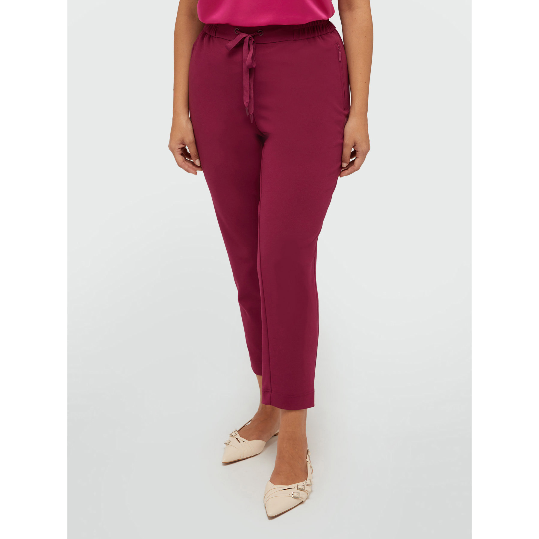 Fiorella Rubino - Pantaloni joggers - Bordeaux