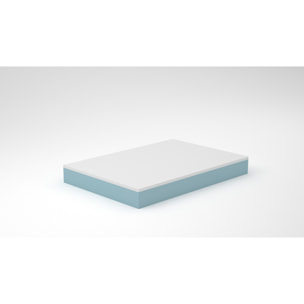 Materasso MemoryFoam Soft,zone differenziate,traspirante 160x190x24cm
