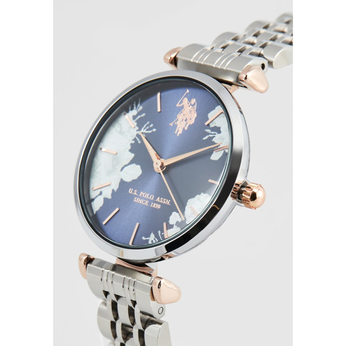 Orologio U.S. Polo Assn. In metallo e acciaio