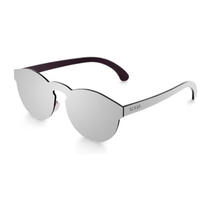 Gafas de sol OCEAN LONGBEACH - Espejo plateado patillas plateados