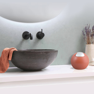 Poubelle à bascule BOWL MATT 1L Terracotta mat Spirella