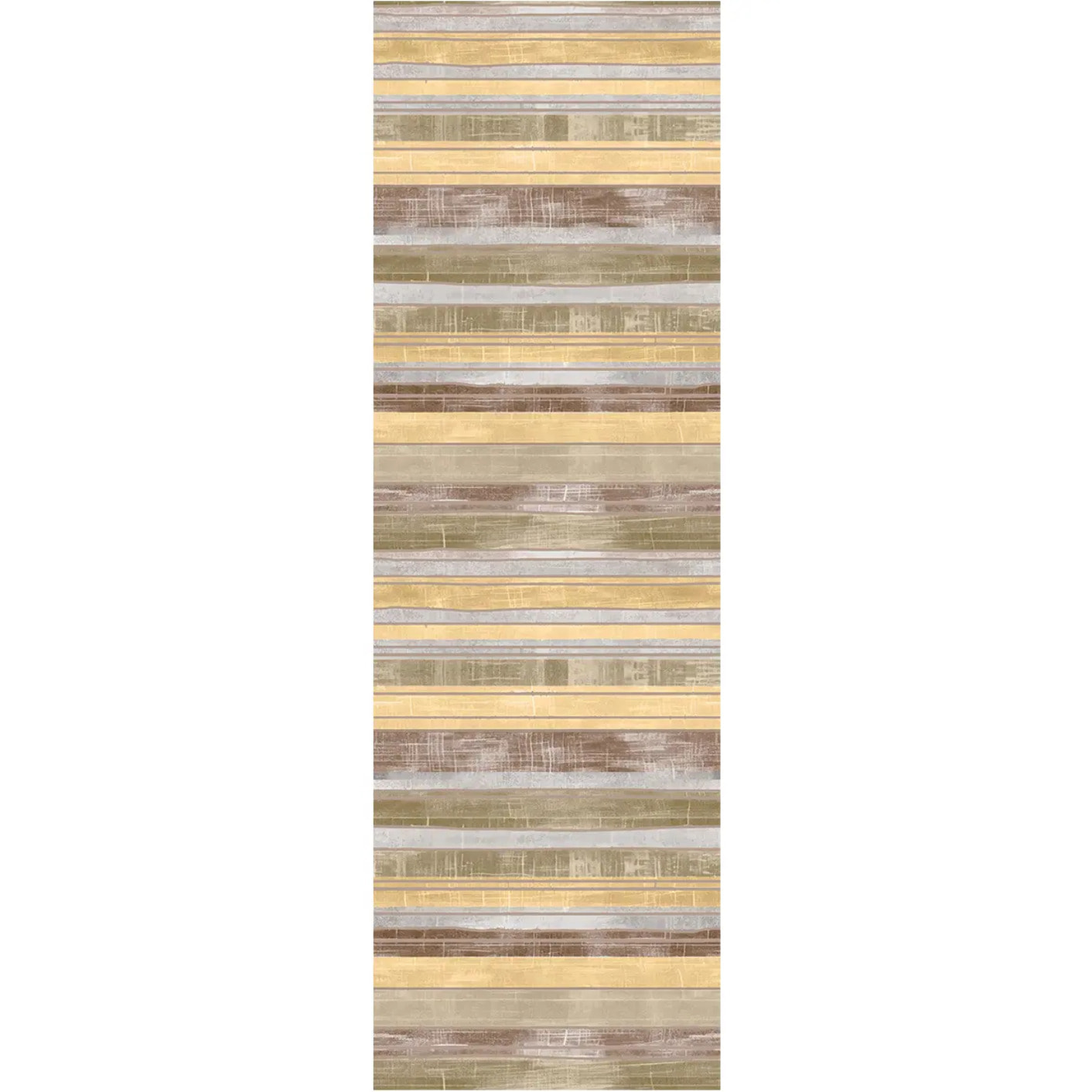 Passatoia tappeto cucina bagno ingresso multiuso, disegno a righe colori naturali