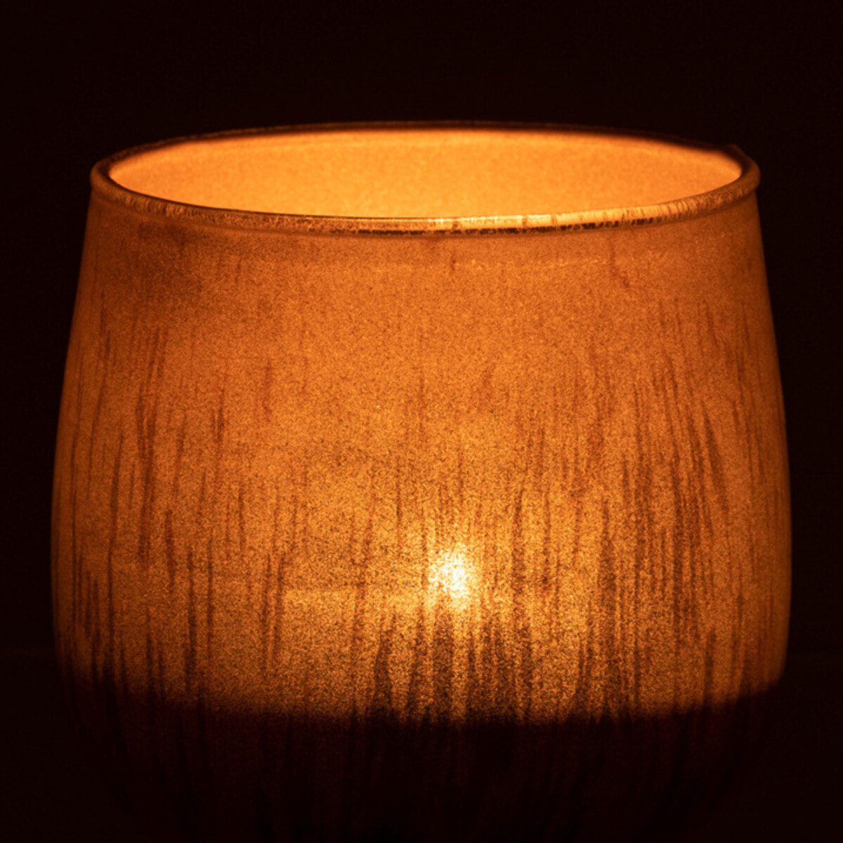 J-Line photophore - verre - antique brun - small - 6 pcs