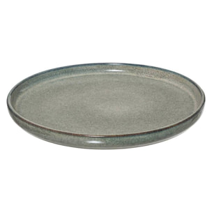 Plato de postre terre inconnue, 21 cm de diámetro, verde