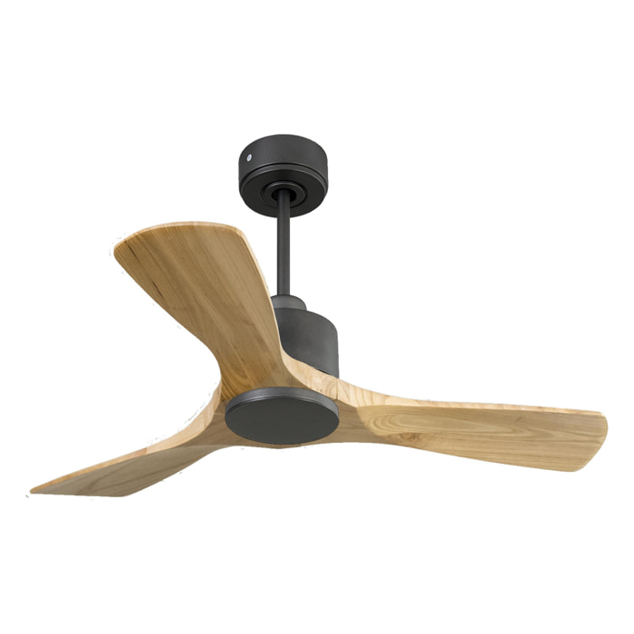 Ventilateur de plafond Réversible  Thermostat Wifi Moteur à courant continu Toits en pente Télécommande Hypersilence Mémoire