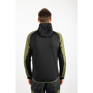 Chaqueta ECOActive Light Insulated Hybrid Jacket with cap marca ECOON - Caqui / Negro