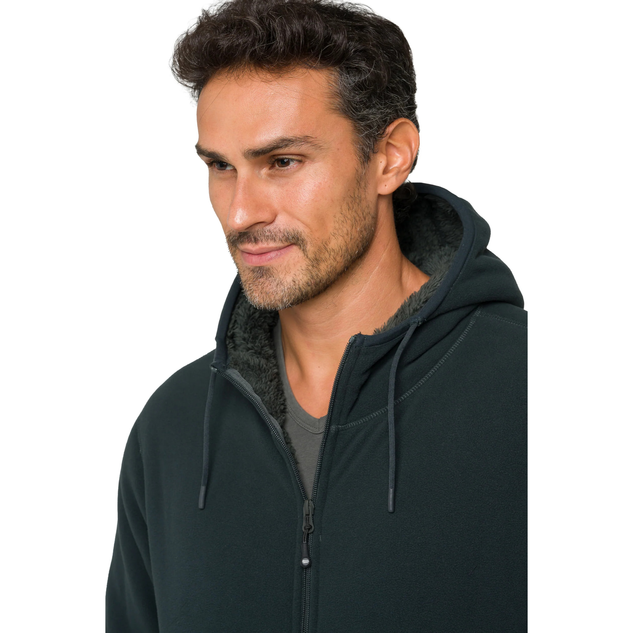 Giubbino BLIZZARD imbottito in felpa Verde scuro