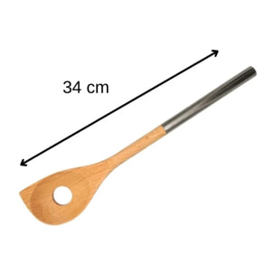 Set de 2 ustensiles de cuisine cuillère en bois Fackelmann Boisselerie