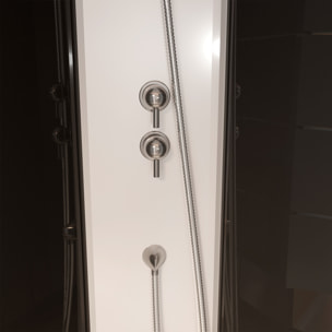 Cabine de douche SIMPLY STRIPE LOCKED 1/4 de cercle