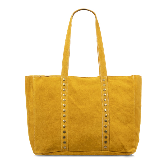 Alonte bolso de hombro mujer. Piel auténtica Gamuza.