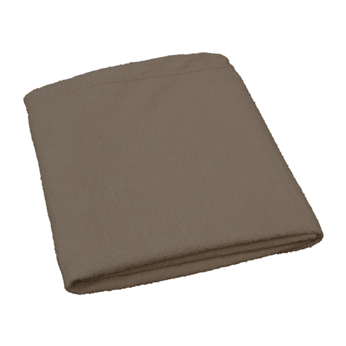 Housse pour tête de lit en bouclé marron en différentes tailles