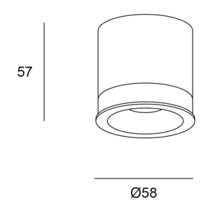 Forlight Mix CCT downlight negro con selector de temperatura